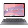 Lenovo Notebook Chomebook Duet Display 11.0'' WUXGA (1920x1200) Touch Processore MTK M 838 Memoria RAM 4GB Memoria SSD 64GB_ Scheda grafica Integrata Sistema Operativo CHROME OS LUNA_GREY Caricatore NON incluso Folio Stand + Folio Keyb GARANZIA ITALIA