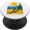 Moose Mountain Hiking Wilderness Trails Dont Moose With Me Escursioni in montagna Wilderness PopSockets PopGrip Adesivo