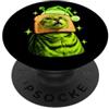 Y2K Alien Cat Meme Retro Silly Cat Vinta Meme natalizio Y2K Alien Cat divertente Toast Cat Space Kitty PopSockets PopGrip Adesivo