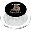 Candid Critter Co. Non condivido cibo o sentimenti arte PopSockets PopGrip per MagSafe