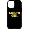 Golden Boy Custodia per iPhone 12 Pro Max Ragazza d'oro