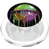 Space Themed Streetwear & Clothing Fresco Edgy Trippy Dripping Spazio Pianeta PopSockets PopGrip per MagSafe