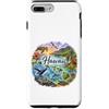 Salter Designs Custodia per iPhone 7 Plus/8 Plus Vulcano delle tartarughe marine delle Hawaii, balene hawaiane