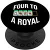 Video Poker Royal Flush Apparel Video Poker Gambler Four To A Royal Flush PopSockets PopGrip Adesivo