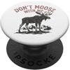Alaskan Moose Mountain Wildlife Non alci con me Bull Moose Alaska Mountains PopSockets PopGrip Adesivo