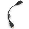 SYSTEM-S Adattatore da Micro USB (maschio) a Mini USB (femmina) Cavo dati di ricarica prolunga 15 cm