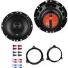 EHO Diffusori JBL Stage1 61F con kit di installazione adatti per Nissan Juke dal 2010 porte anteriori 400 W 165mm 2 vie coassiali