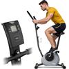 TREX SPORT cyclette TX-250MB JOLT | cyclette meccanica per il fitness | cyclette per la casa fino a 100 kg con sensore di pulsazioni, 5 altezze di seduta, stabile | grigio