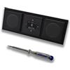 EBROM SET IDEE Busch Jäger DAB+ Radio da incasso Bluetooth (in and out) 8217U-101 Future NERO OPACO, set completo con 2 altoparlanti, coperchi, cornice + tester di fase EBROM per il montaggio dell'apparecchio - 8217 U - 101