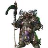 OEM Action figure, scala 1:18, Deathshroud Terminator Champion dei Death Guard, altezza 22 cm