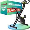 Merkloos Cyclette pieghevole - 16 livelli di resistenza - Fino a 150 kg - Silenziosa