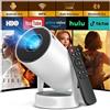 Merkloos Proiettore mini portatile - Full HD 1080p - Supporto 4K - Altoparlante integrato 5 W
