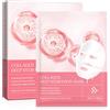 AIKUWWOIRQIA Maschere Collagene Viso, 4 Pezzi Maschera Bio Collagene Viso Coreana, Bio-Collagen Real Deep Mask, Idratante Anti-rughe, Maschera Anti-invecchiamento e Minimizzazione dei Pori