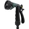 RESTMO Pistola a Spruzzo in Metallo Resistente, Pistola Acqua Giardino | Verde, Blocco a grilletto integrato, 6 modalità di spruzzo, Controllo del flusso posteriore, Per tubo da giardino