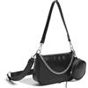 Mabecol Borsa Donna Piccola Spalla Mano Tracolla Minimal PU | Con Doppio Cinturino Regolabile E Stile Elegante, Ideale Per Ufficio, Viaggio, Shopping E Uso Quotidiano