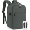 Hayayu Zaino Per Ryanair 40x30x20 Zaini Da Viaggio Cabina 24L Donna Uomo | Borse Da Cabina Per Ryanair Zaini Casual Accessori Da Viaggio Con Indipendente Sacchetti Per Scarpe, Per Laptop Da 14"