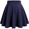 DRESSTELLS Minigonna, modello ad A, modello stretch basico ma versatile, Navy, XL
