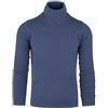Cashmere Zone CZ-Dolcevita Uomo Viscosa Morbida Lupetto Collo Alto Elegante Maglione Sottogiacca Slim Fit Maglia Invernale