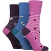 SOCK SHOP GENTLE GRIP Sockshop - 6 paia di calzini da donna in cotone, impugnatura delicata, taglia 4-8
