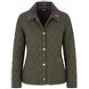 Barbour Giacche e giacche icons tartan collar cropped liddesdale q ol74 oliva/classic