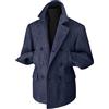 RAJEGAR Cappotti sportivi da uomo in tweed a spina di pesce slim doppio petto misto lana giacche blazer casual caldo vintage cappotto britannico