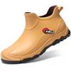 Generico Stivali di Gomma Uomo Impermeabili Antiscivolo Alti e Bassi Stivaletti Platform Eleganti Casual per Pioggia Lavoro Giardinaggio Scarpe Antipioggia Lavabili Autunnali Invernali per Pesca Caccia,,