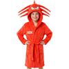 Get Trend SONIC THE HEDGEHOG Accappatoio Bambino e Bambina in Pile 110-140 | Vestaglia Bambino Invernale con Cappuccio 3D e Tasche, Morbido e Caldo per Casa, Idee Regalo