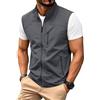 Oanviso Gilet Uomo Estivo Outdoor Smanicato Giacca Leggero | Softshell, Giacca, Giubbino, Senza Maniche, Traspirante, da Lavoro, Sportivo, Trekking, All'aperto Pesca, Fotografi