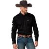 ARIAT Logo Team Twill Classic Long Bianco Messico Camicia Button-Down Uomo (Pacco da 1)