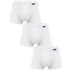 Fragi Boxer Bambino in Puro Cotone | Set da 3 | Mutande Bambino Bianche | Tessuto Morbido e Delicato sulla Pelle | Made in Italy