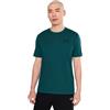 Under Armour Uomo Maglietta Larga con Logo sul Petto Sinistro, Titanium/Clay Green