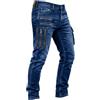 Ocnmig Pantaloni da Lavoro Uomo Cargo Multitasche Jeans Moto Resistenti Slim Fit | Pantaloni Uomo da Lavoro con Tasche Laterali Multiple Design Resistente Stile Workwear per Officina Fai da Te e Tempo Libero