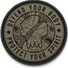 RaidOps Toppa patch RaidOps Skull Pathfinder, coyote