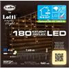 LOTTI Catena Luminosa Ice Light 180 LED Bianco Caldo 7,68 m