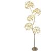 LOTTI Albero Ramo Bianco 5 Sfere H120 cm 1200 MicroLED
