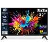 TuTu TUB32HN1N TV 32 Pollici (80cm) Televisori HD Ready Triplo Tuner (DVB T/T2 C