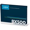 CRUCIAL SSD interno da 2,5 pollici SATA3 BX500 2TB 3D-NAND