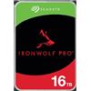Seagate Disco rigido interno da 3,5 pollici per NAS IRONWOLF-PRO 16TB ST16000NT001