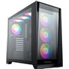 Case gaming mid tower con vetro temperato e telecomando XC-911-PRO-XL+ E-ATX-ARG