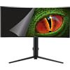 KEEP OUT Monitor gaming curvo XGM34UW 34" WQHD 165HZ
