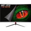 KEEP OUT Monitor gaming curvo XGM24PRO4 23,8" FHD 200HZ