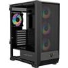 Case gaming mid tower con vetro temperato e telecomando XC-501-MESH ATX-ARGB