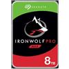 SEAGATE Disco rigido interno da 3,5 pollici per NAS IRONWOLF-PRO 8TB ST8000NT001
