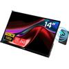Monitor touchsLEDn portatile con batteria 14" FULL HD 120HZ 5000MAH 32088