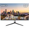 NILOX Monitor IPS di grande formato NXM322K1001 32" 2K QHD 120HZ