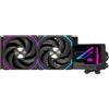 Kit di raffreddamento a liquido AIO per processore VERTEX-240-RGB 2X120MM