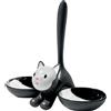 Alessi - Ciotola Animaux - Nero - Acciaio inossidabile - Designer Miriam Mirri