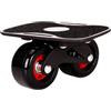 JOINPAYA Drift Board Nero in Lega di Alluminio, Skateboard Portatile e Resistente agli Urti per Commuting, per Festa Estiva Stile e Praticità