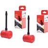 EcoLivzen Leggero per tubo della bicicletta TPU 20 45mm valvola resistente alle | Ultra-leggero per materiale TPU, si piega in modo compatto, si adatta a pneumatici 20x1.75, valvola 45mm, colore rosso