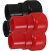 Mipcase 4 Pezzi Maniglie per Fitness Senza Cuscinetti in Plastica | 4 Pezzi, Presa Antiscivolo Sicura, per Maniglie di Macchine Esercizi e Barre Parallele, Giardino